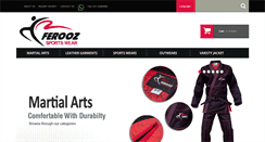 Desktop Screenshot of feroozsports.com